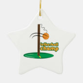 Tetherball Champion Keramik Ornament (Vorne)