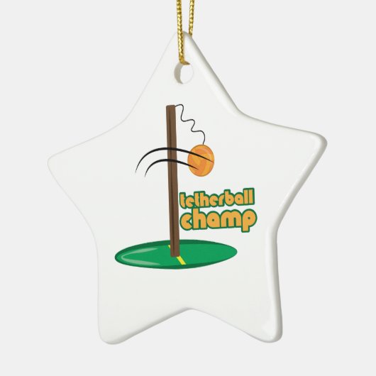 Tetherball Champion Keramik Ornament (Links)