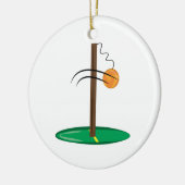 Tetherball Keramikornament (Links)