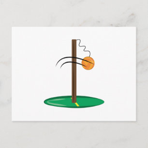 Tetherball Postkarte