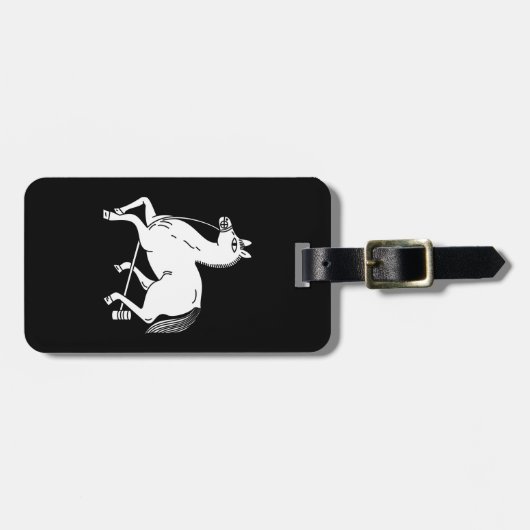 Tethered Champion Gepäckanhänger (Vorderseite horizontal)