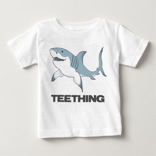 Tething shark Säugling T Baby T-shirt (Vorderseite)