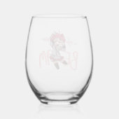 Teto-Teto-Strahlglas Weinglas Ohne Stiel (Rückseite)