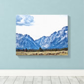 Teton 6976 leinwanddruck (Insitu (Holzboden))