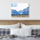 Teton 6976 leinwanddruck (Insitu (Schlafzimmer))
