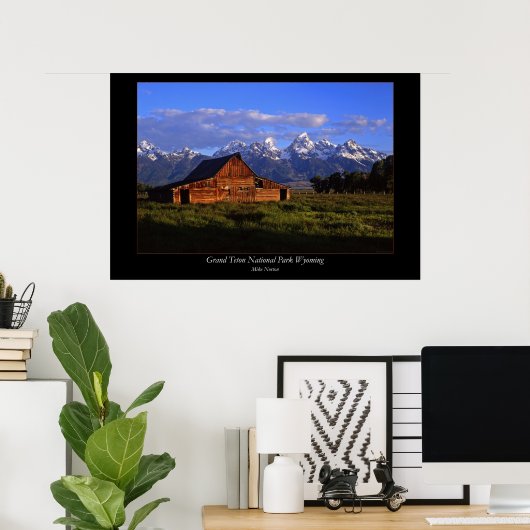 Teton Barn #1 Poster (Heimbüro)