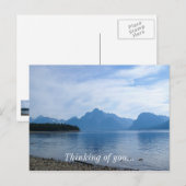 Teton Beauty Postkarte (Vorne/Hinten)