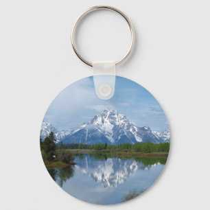 Teton Berge Spiegelungen Schlüsselanhänger
