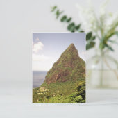 Teton Berge, St. Lucia Postkarte (Stehend Vorderseite)
