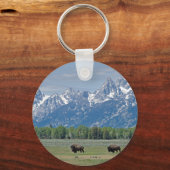Teton Buffalo Schlüsselanhänger (Vorderseite)