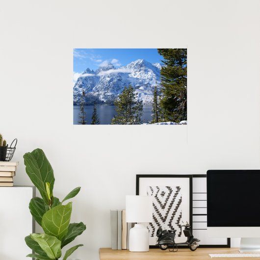 Teton Mountain Range Poster (Heimbüro)