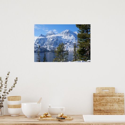 Teton Mountain Range Poster (Küche)