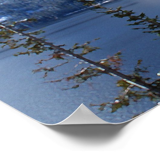 Teton Mountain Range Poster (Ecke)