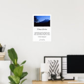 Teton Mountains Silhouette Foto Poster (Heimbüro)