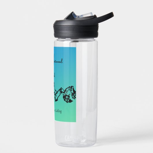 Teton National Park Blue Green 20oz Straw Trinkflasche (Links)