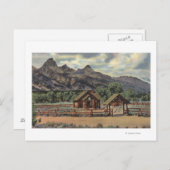 Teton National Park, WY Postkarte (Vorne/Hinten)