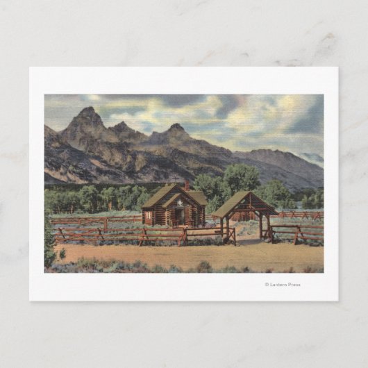 Teton National Park, WY Postkarte (Vorderseite)