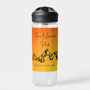 Teton Nationalpark Sunset Colors 20oz Straw Trinkflasche