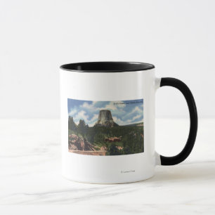 Teton Nationalpark, WY - der Turm des Teufels nahe Tasse