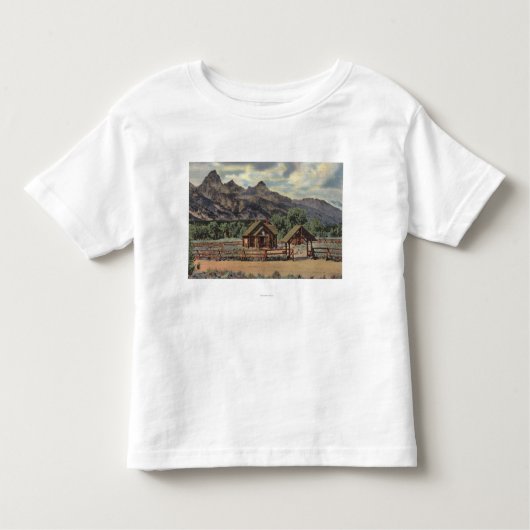 Teton Nationalpark, WY Kleinkind T-shirt (Vorderseite)