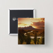Teton Range bei Sonnenuntergang, vom Snake River Button (Vorne & Hinten)