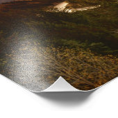 Teton Range bei Sonnenuntergang vom Snake River Fotodruck (Ecke)