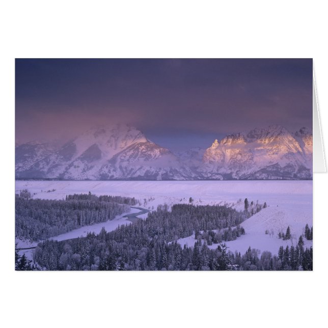 Teton Range from Snake River Overlook, Grand (Vorderseite (Horizontal))