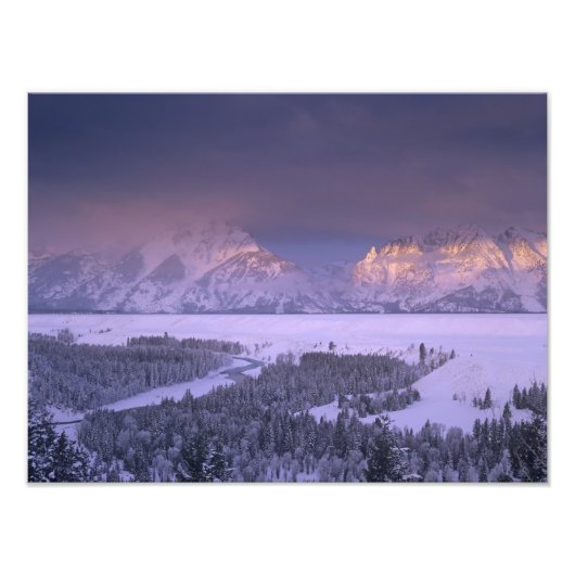 Teton Range from Snake River Overlook, Grand Fotodruck (Vorne)