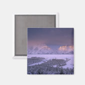 Teton Range from Snake River Overlook, Grand Magnet (Vorderseite/Rückseite)