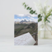 Teton Range Postcard Postkarte (Stehend Vorderseite)