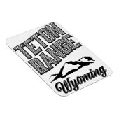 Teton Range, Wyoming Magnet (Rechte Seite)