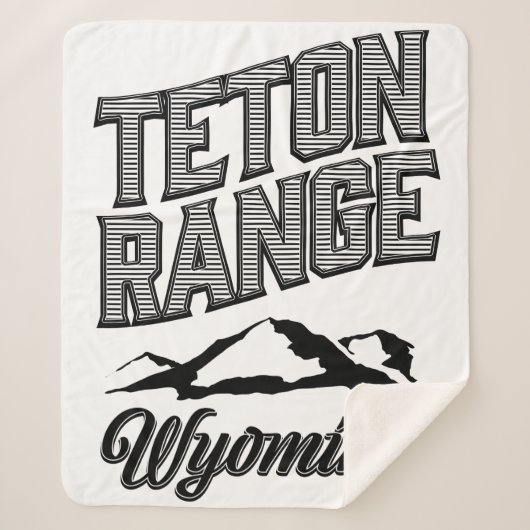 Teton Range, Wyoming Sherpadecke (Vorderseite)