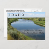 Teton River, Idaho, Fishermen's Paradise PC Postkarte (Vorne/Hinten)