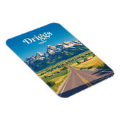 Teton Scenic Byway Idaho Magnet (Rechte Seite)