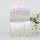 Teton Sonnenaufgang Briefpapier (Stehend Vorderseite)