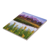 Teton Sonnenaufgang Fliese (Seite)