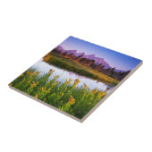 Teton Sonnenaufgang Fliese (Seite)