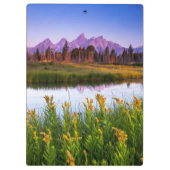 Teton Sonnenaufgang Klemmbrett (Rückseite)