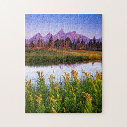 Teton Sonnenaufgang Puzzle (Vertikal)