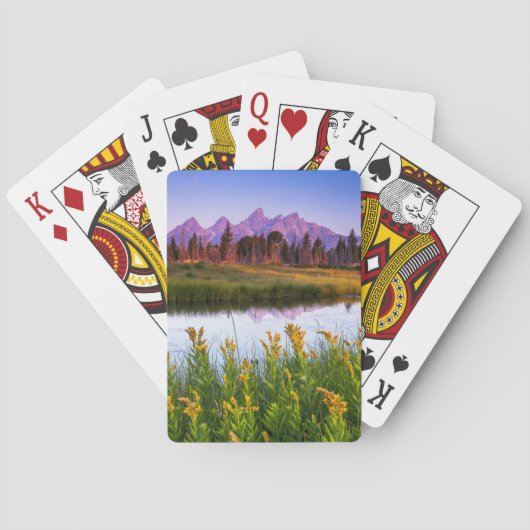 Teton Sonnenaufgang Spielkarten (Rückseite)