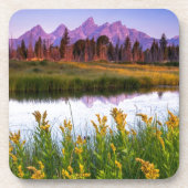 Teton Sonnenaufgang Untersetzer (Vorderseite)