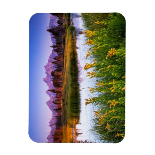 Teton Sunrise Magnet (Vertikal)