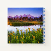 Teton Sunrise Notizblock (Rückseite)