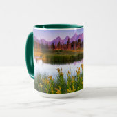 Teton Sunrise Tasse (Vorderseite Links)