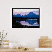 Teton Sunset Poster (Küche)