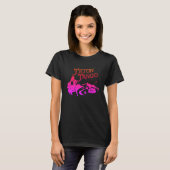 Teton Tango-Entwurf pink&blk T-Shirt (Vorne ganz)