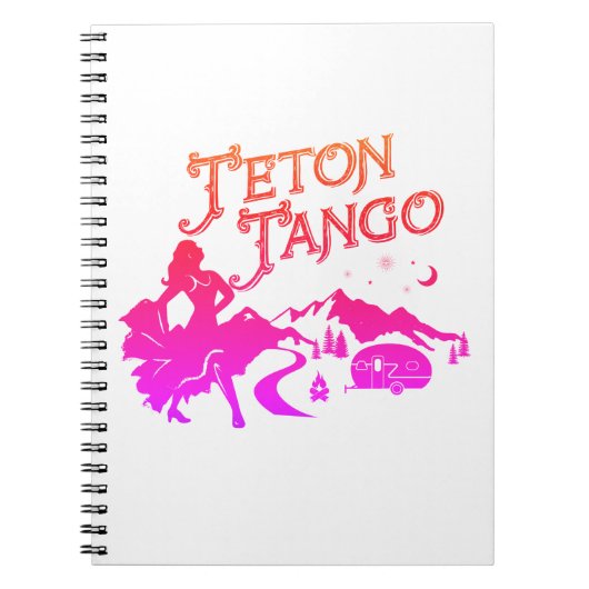 Teton Tango-Notizbuch Notizblock (Vorderseite)