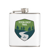 Teton Wappen Trail Flachmann (Vorderseite)