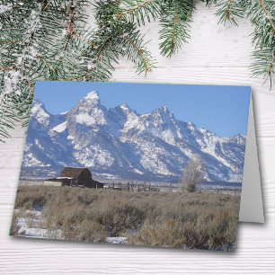 Teton Winter Christmas Card Feiertagskarte