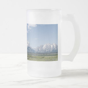Teton Zaun-Tasse Mattglas Bierglas